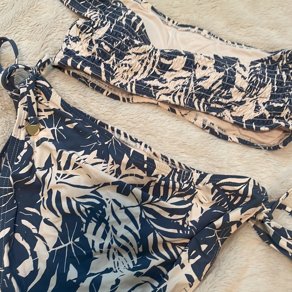 NWOT Anne Cole Smocked Bikini - Picture 5 of 7